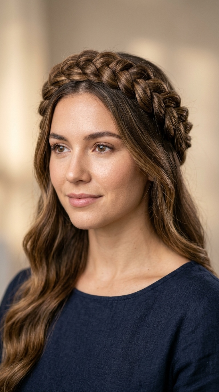 Twisted Braid Crown