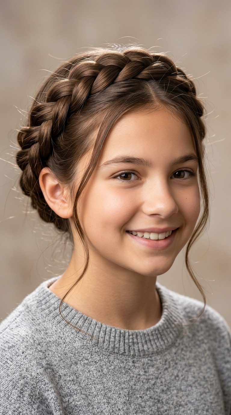 Twisted Crown Braid