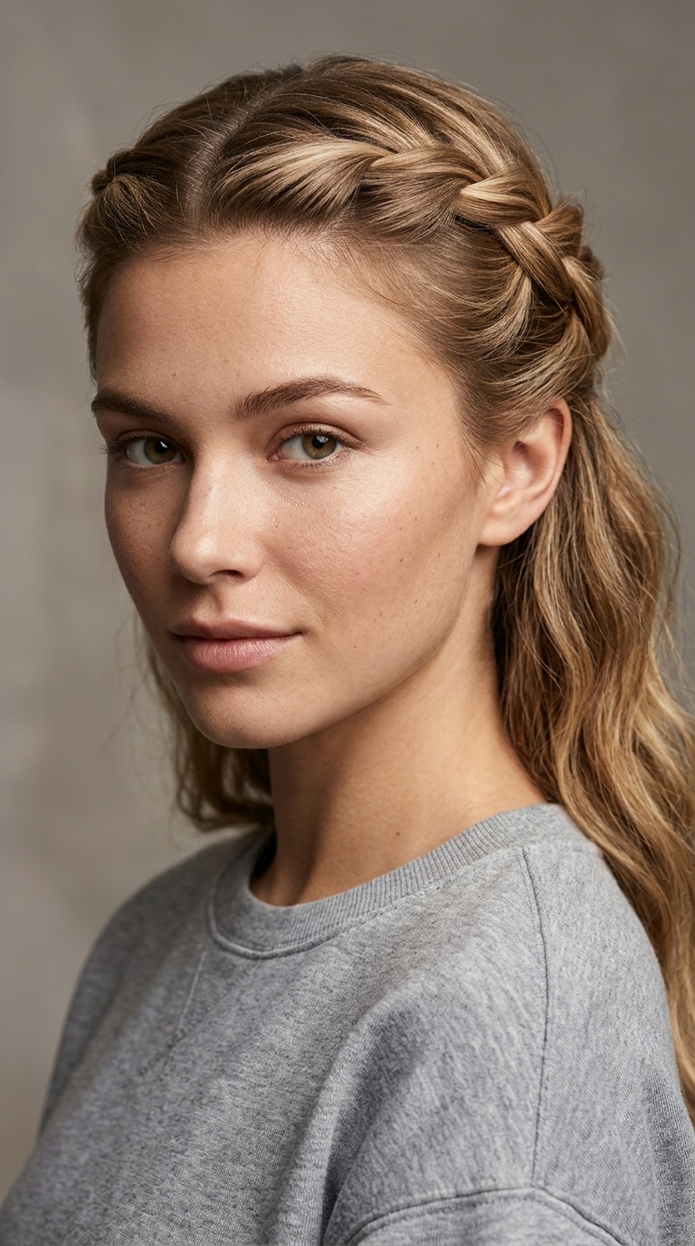 Twisted Crown Half-Up