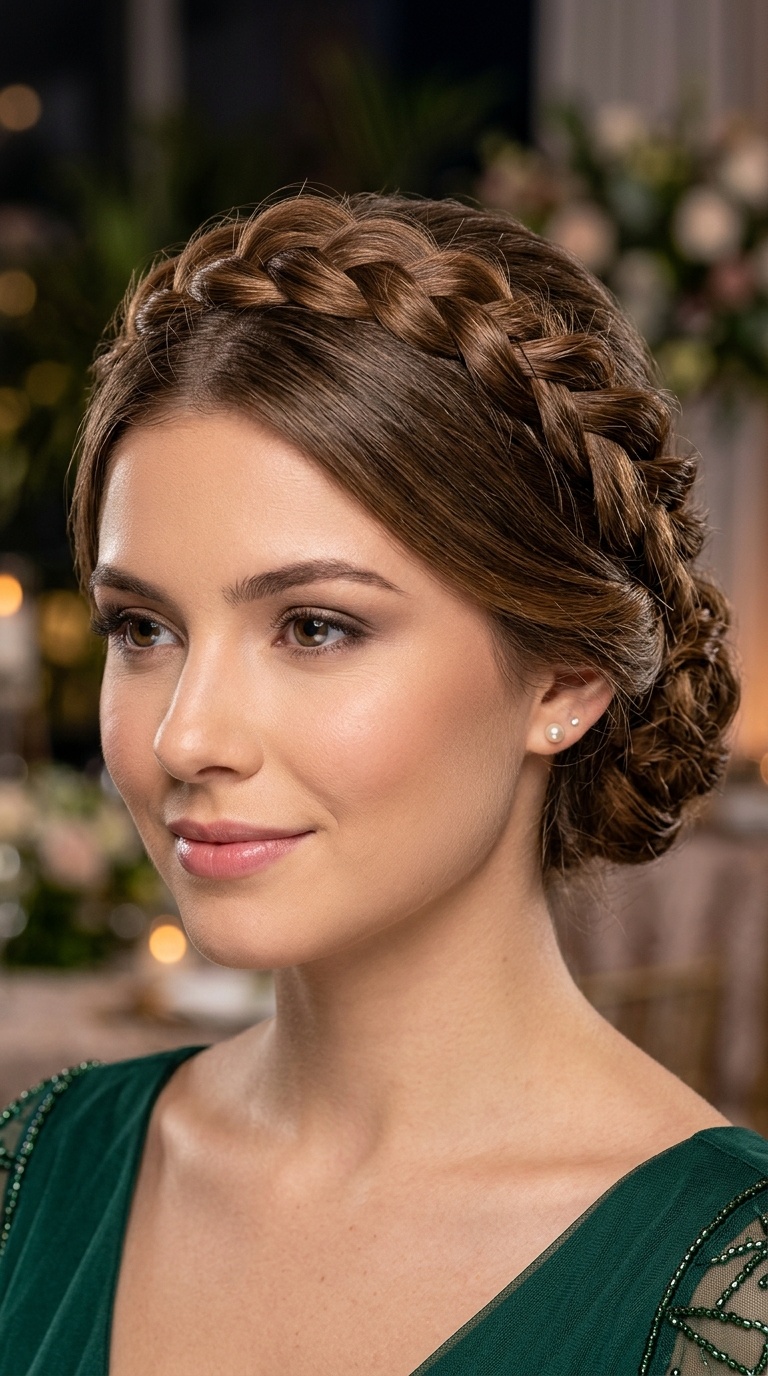 Twisted Crown Updo
