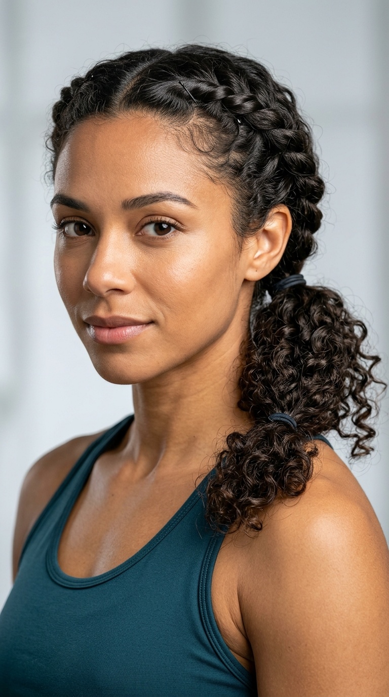 Twisted Crown with a Low Pony