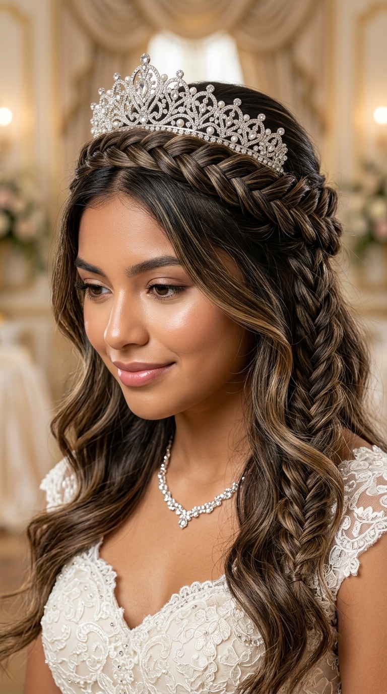 Twisted Fishtail Half-Up