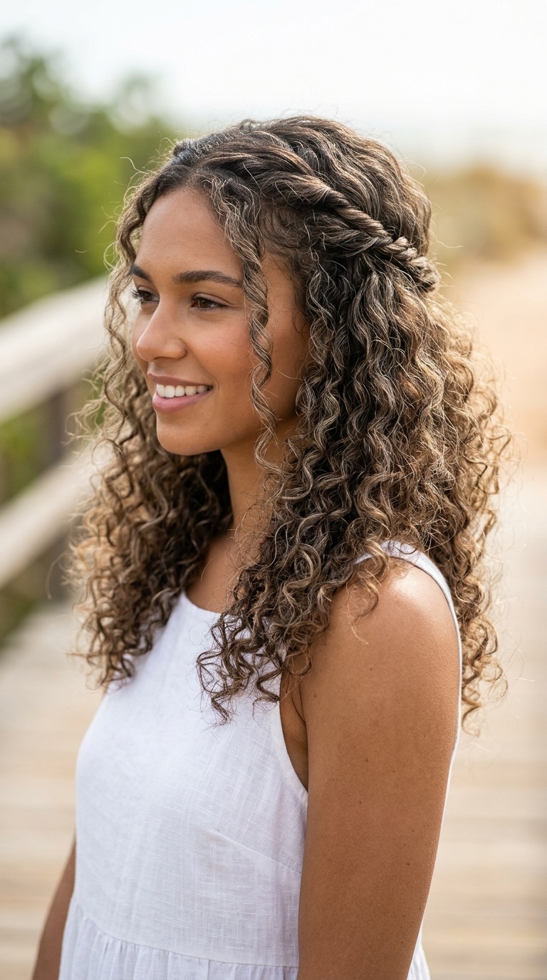 Twisted Half-Up Crown