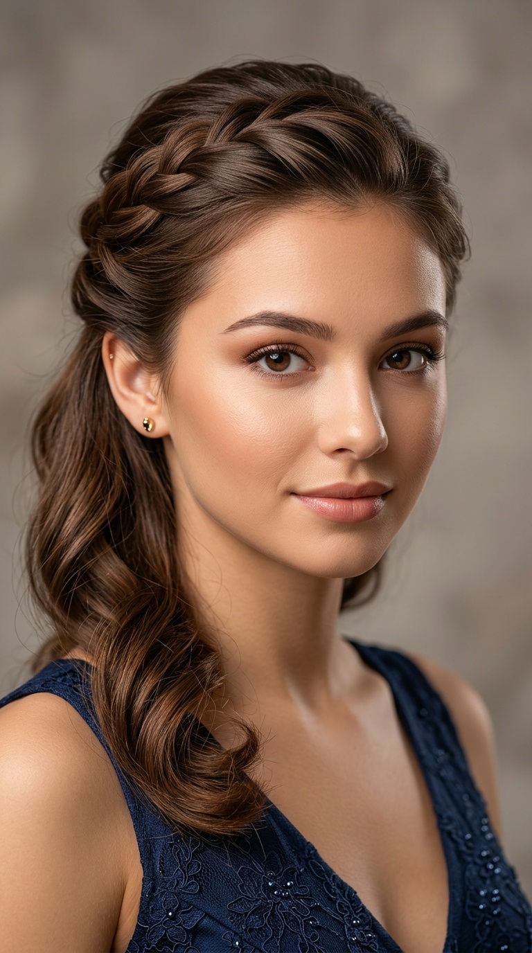 Twisted Half-Up Style