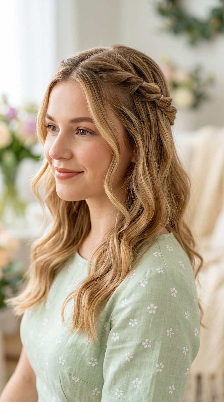 Twisted Half-Updo