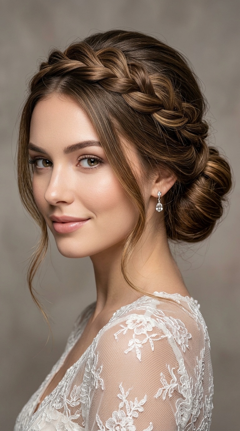 Twisted Halo Chignon