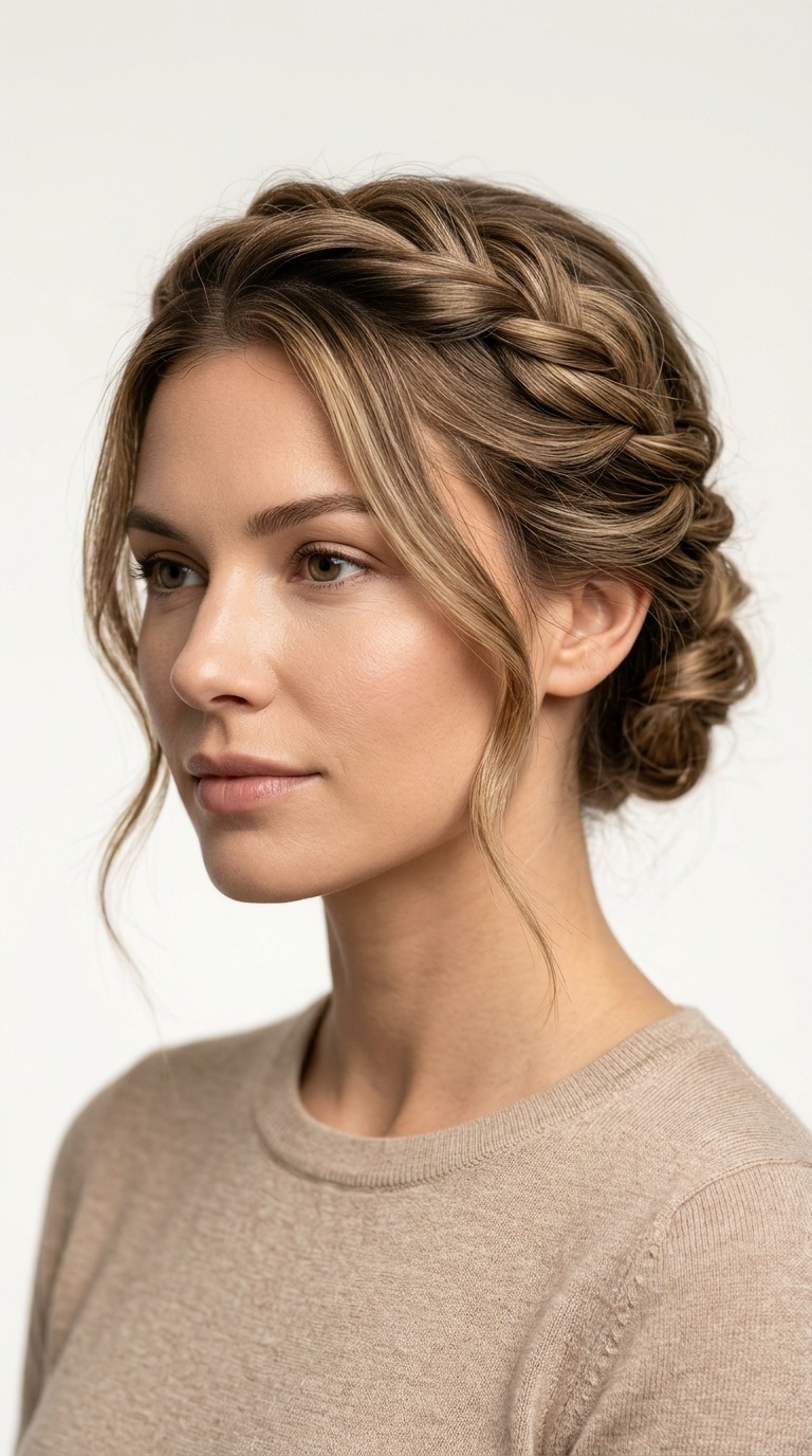 Twisted Halo Updo