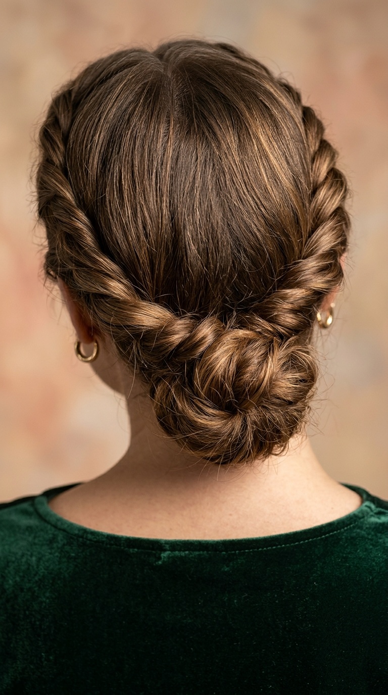 Twisted Halo Updo