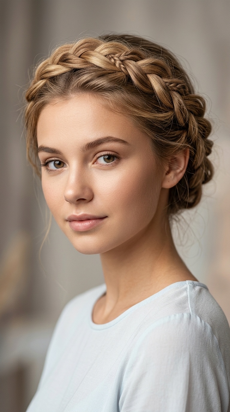 Twisted Halo Updo