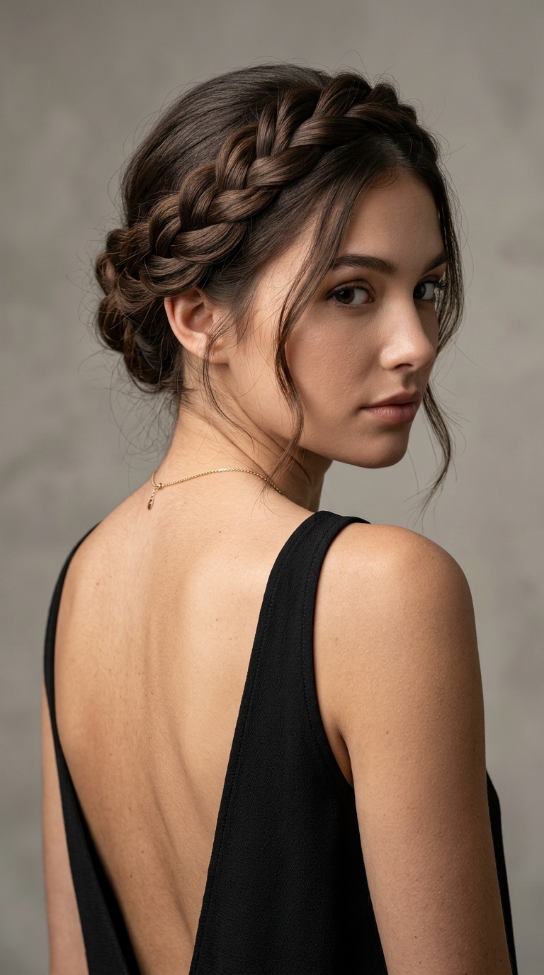 Twisted Halo Updo