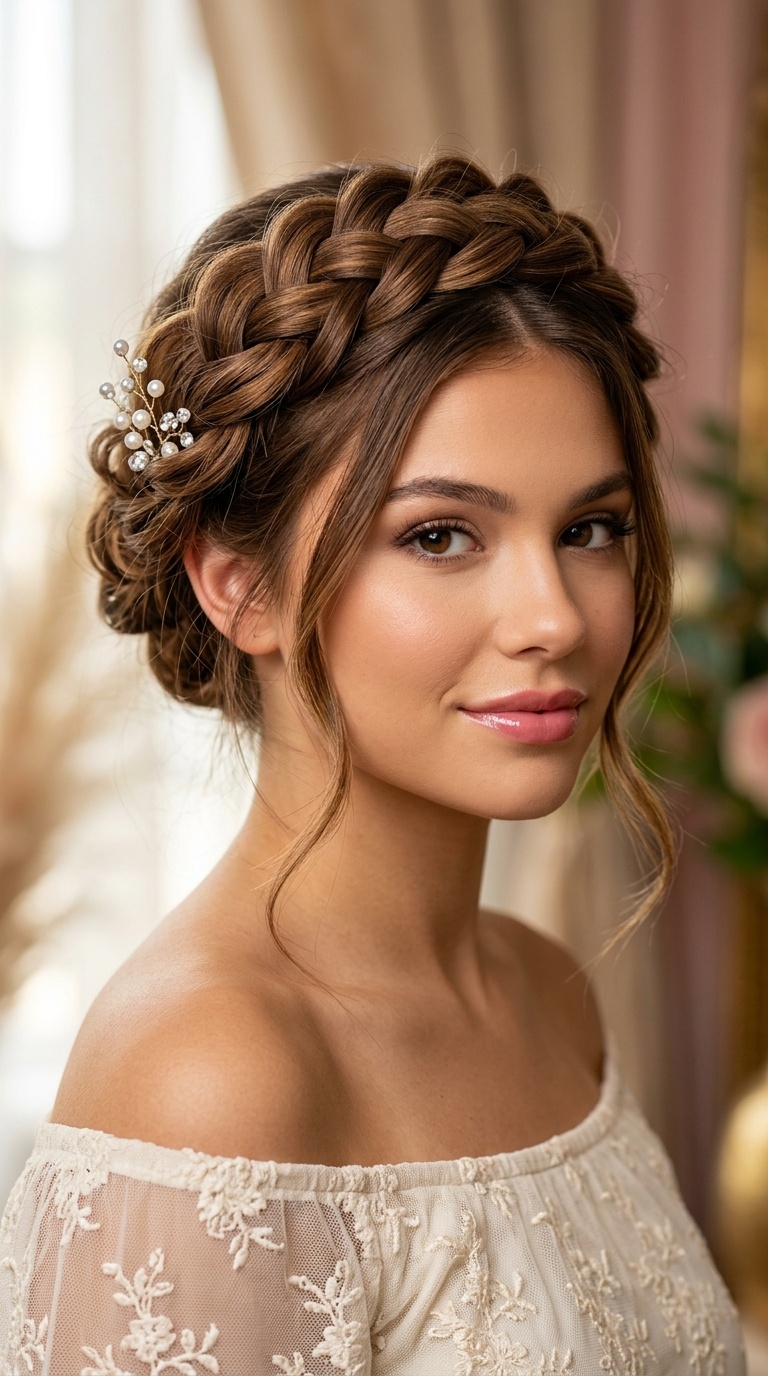 Twisted Halo Updo