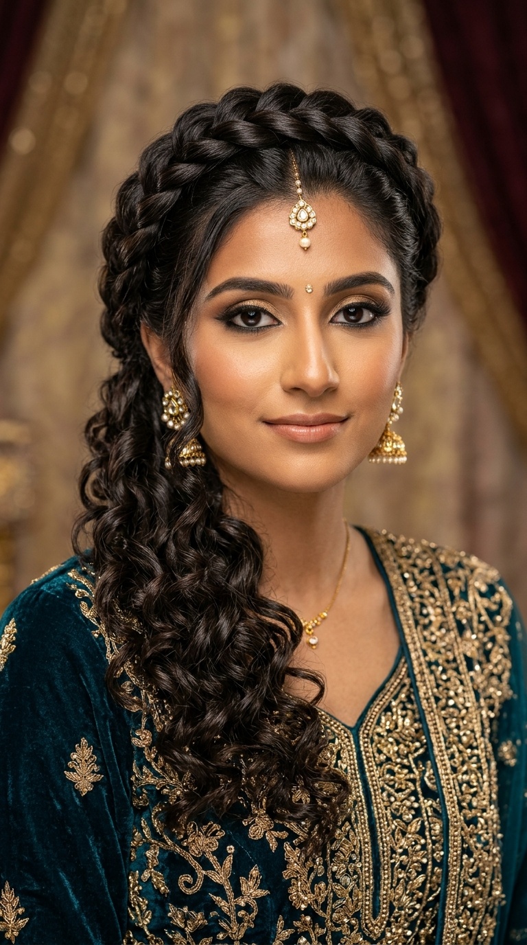 Twisted Halo with Cascading Ringlets