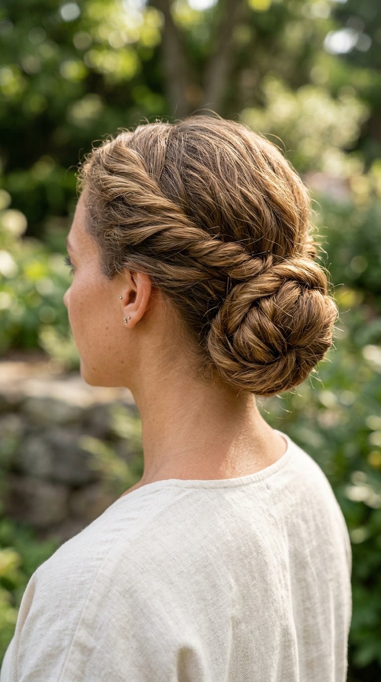 Twisted Low Bun