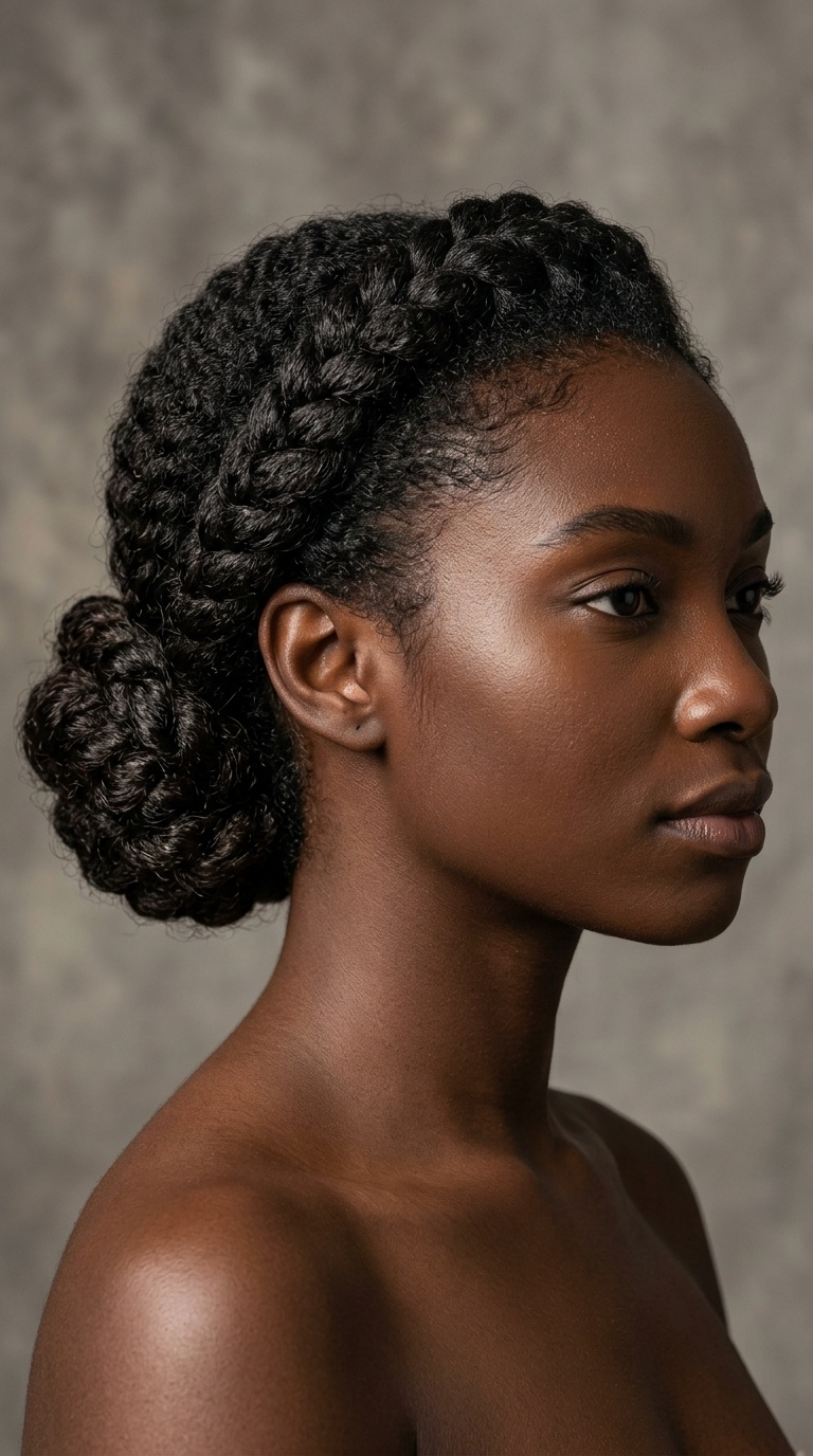 Twisted Low Bun