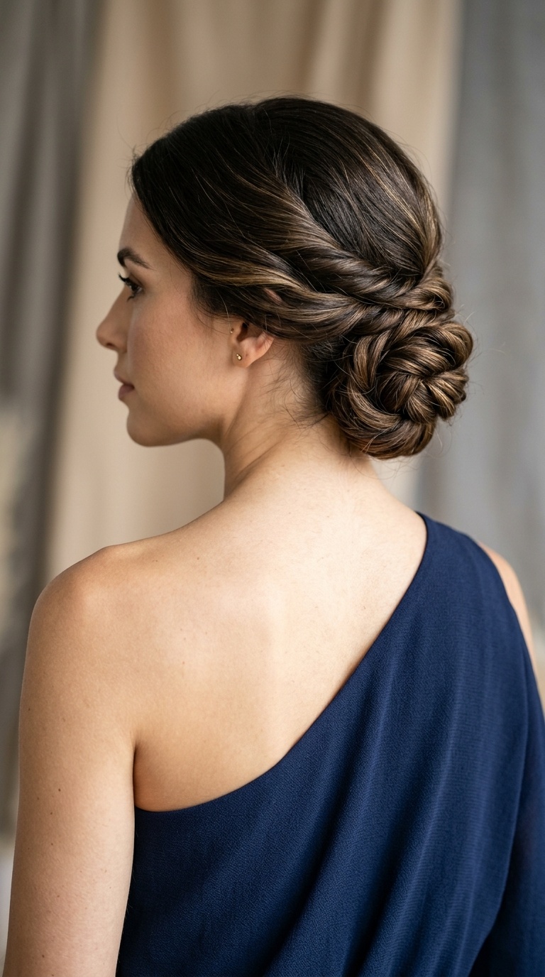 Twisted Low Chignon