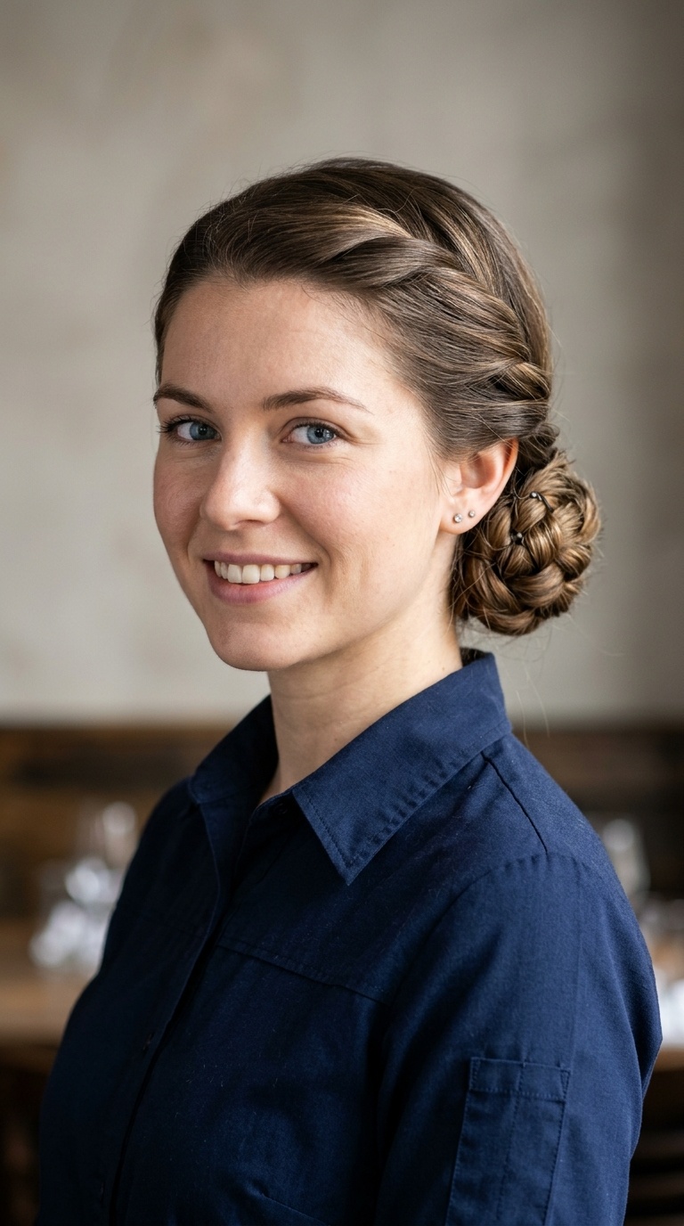 Twisted Low Chignon