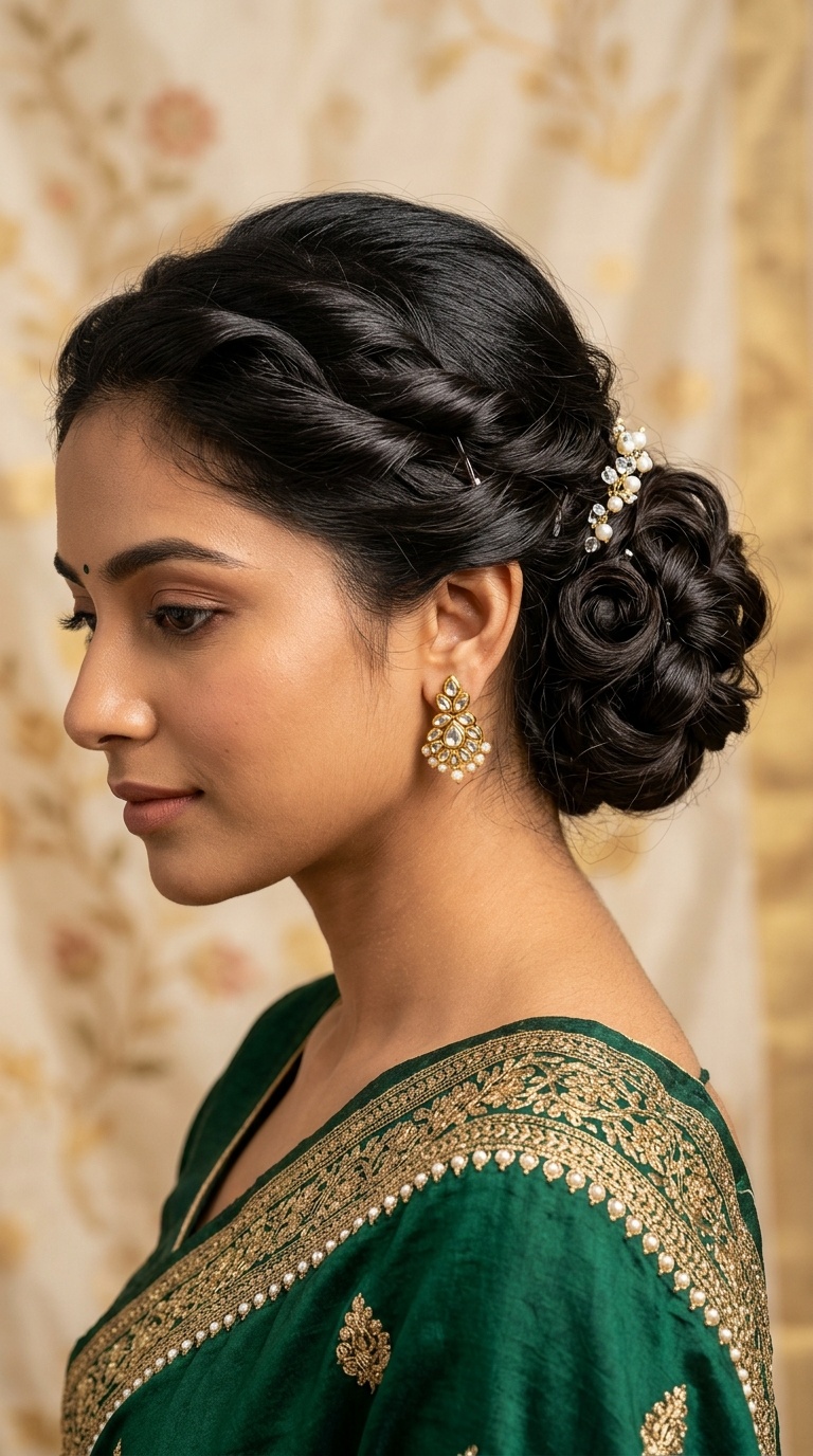 Twisted Low Chignon