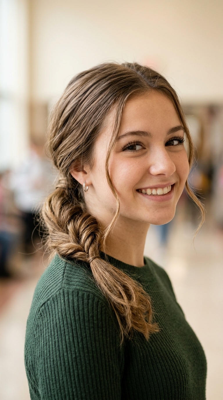 Twisted Low Ponytail