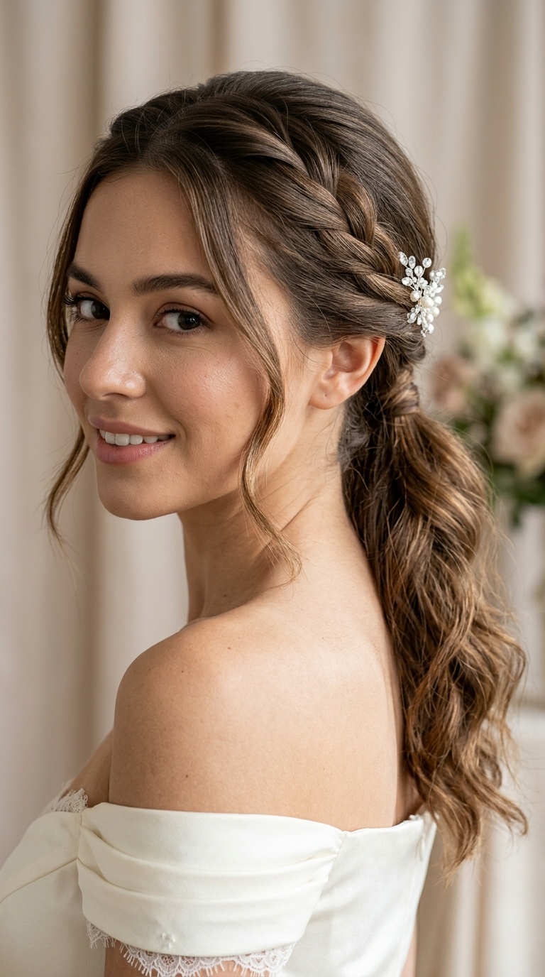 Twisted Low Ponytail