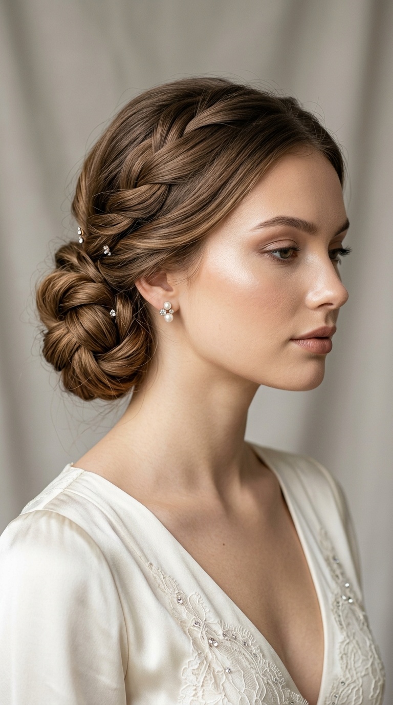 Twisted Low Rope Bun