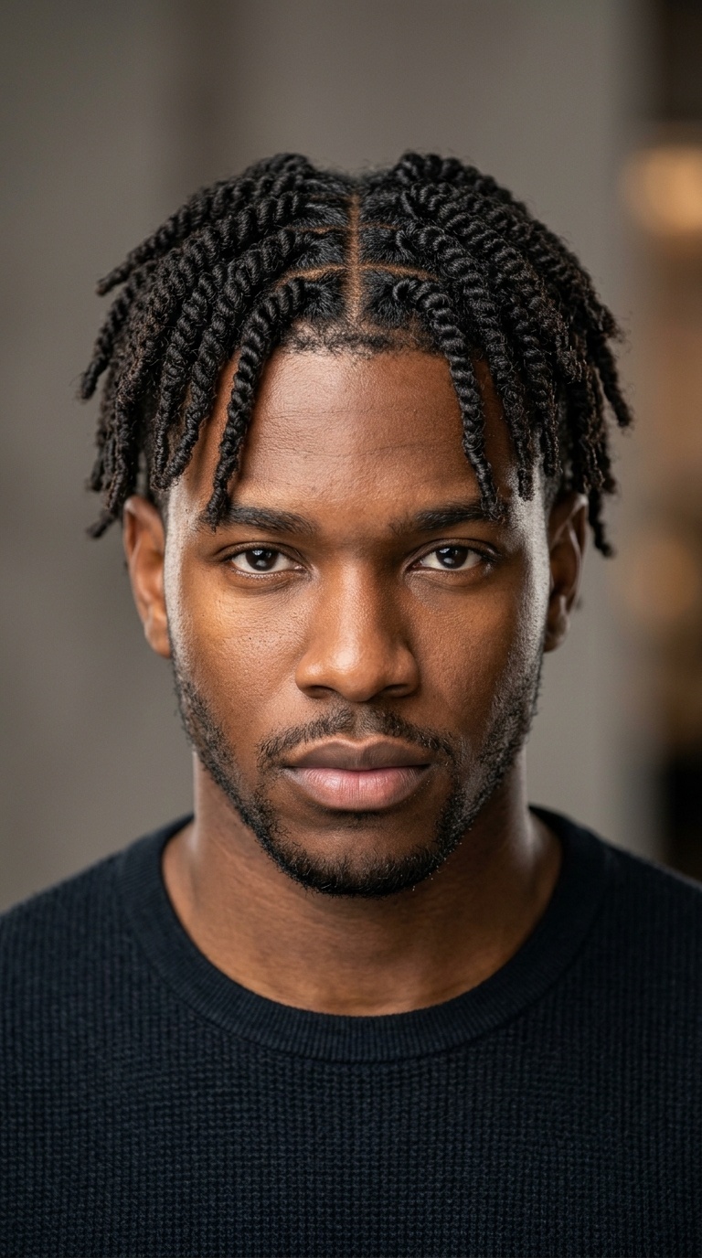 Twisted Mohawk Starter Locs