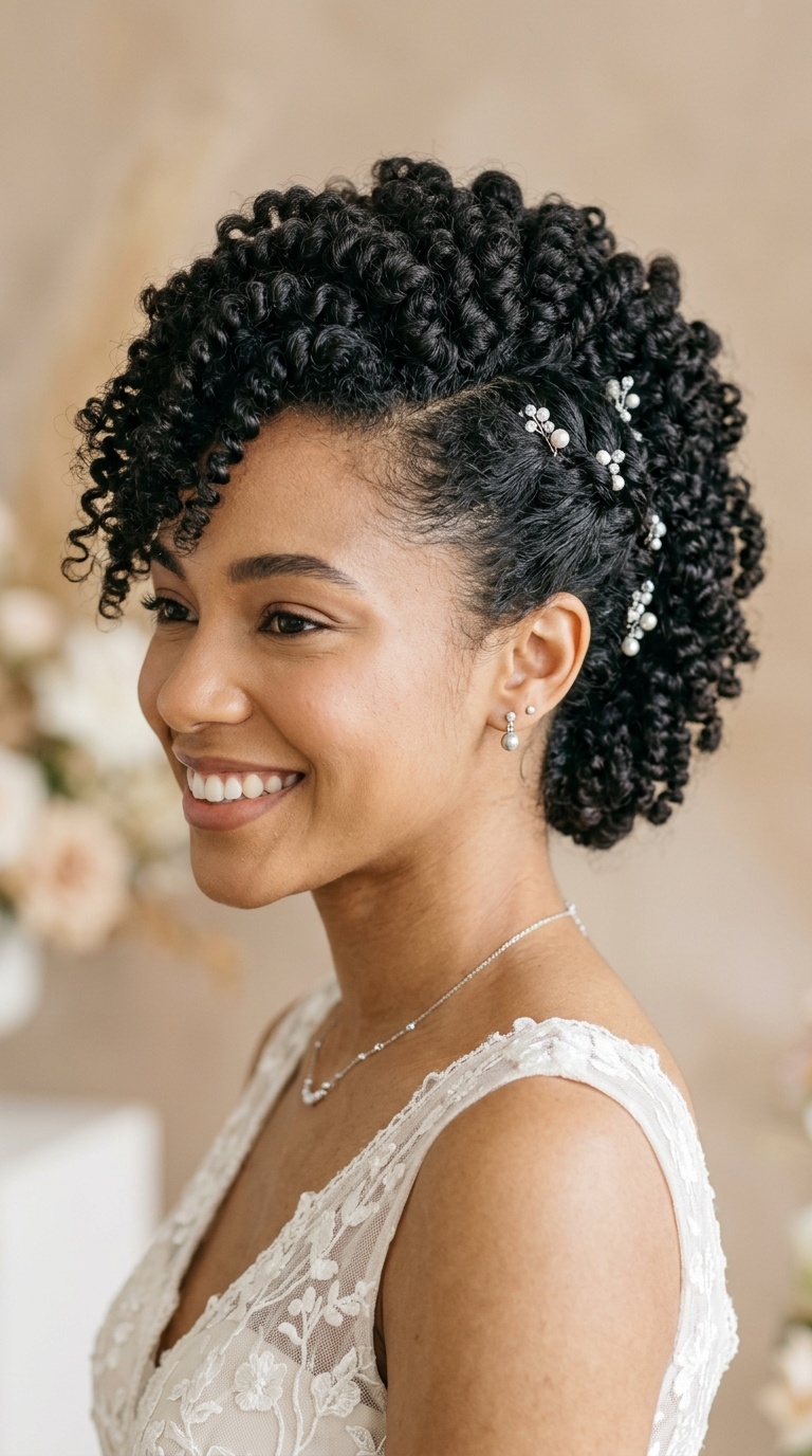 Twisted Mohawk Updo