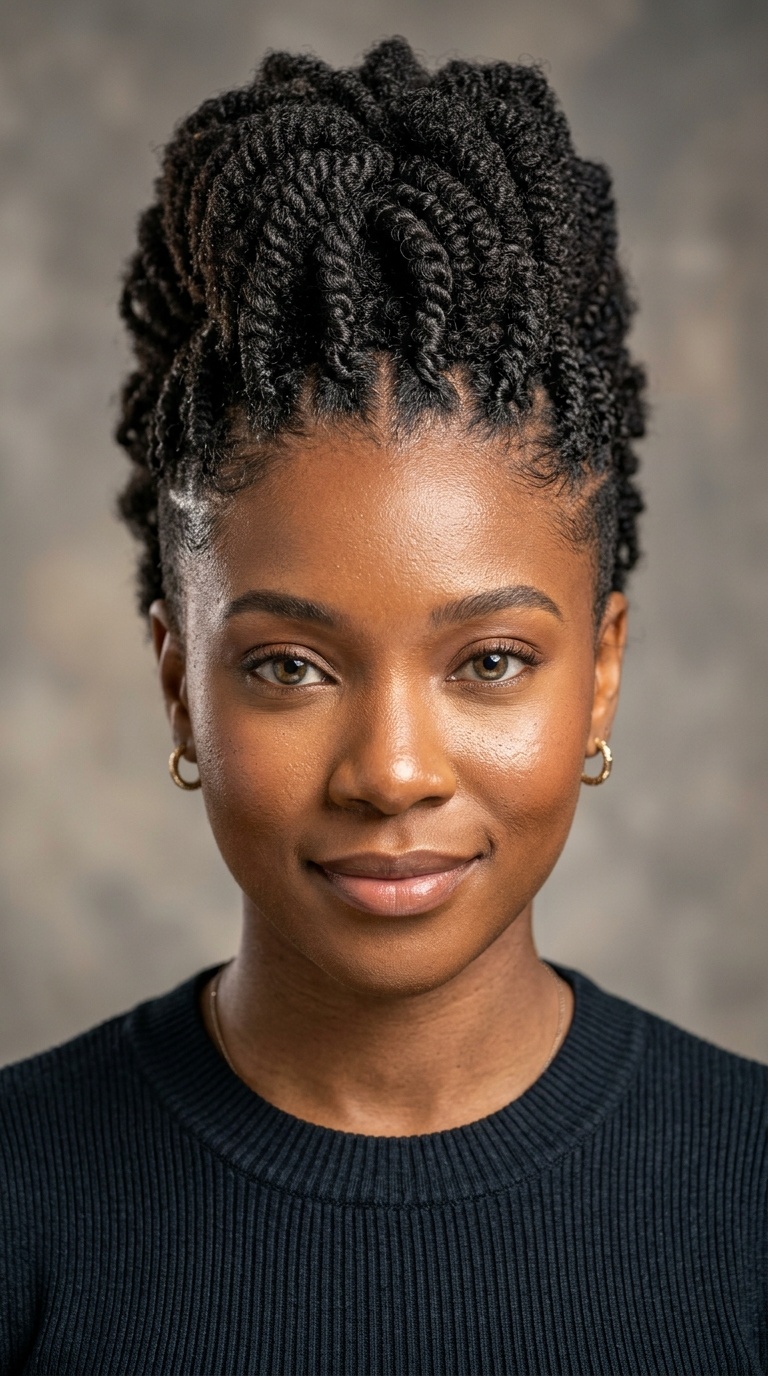 Twisted Pompadour Frohawk