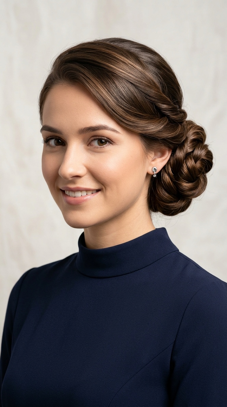 Twisted Rose Bun