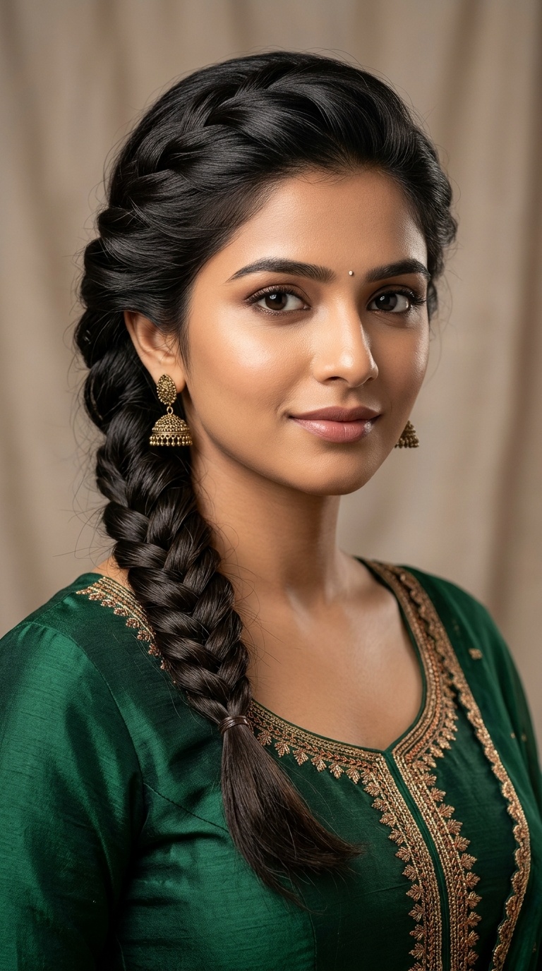 Twisted Side Braid