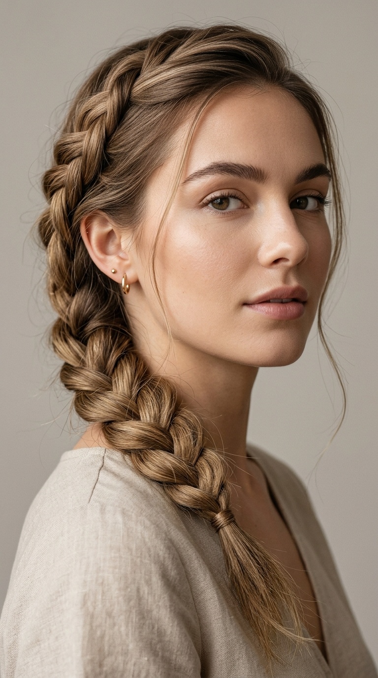 Twisted Side Braid