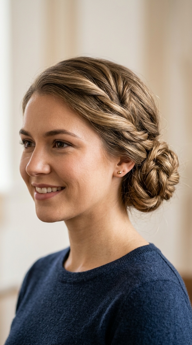 Twisted Side Bun