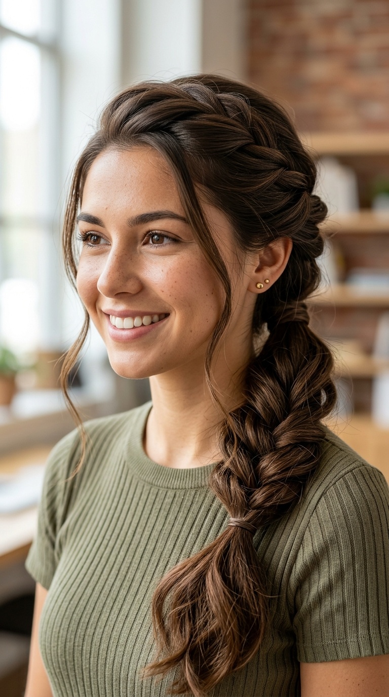 Twisted Side Ponytail