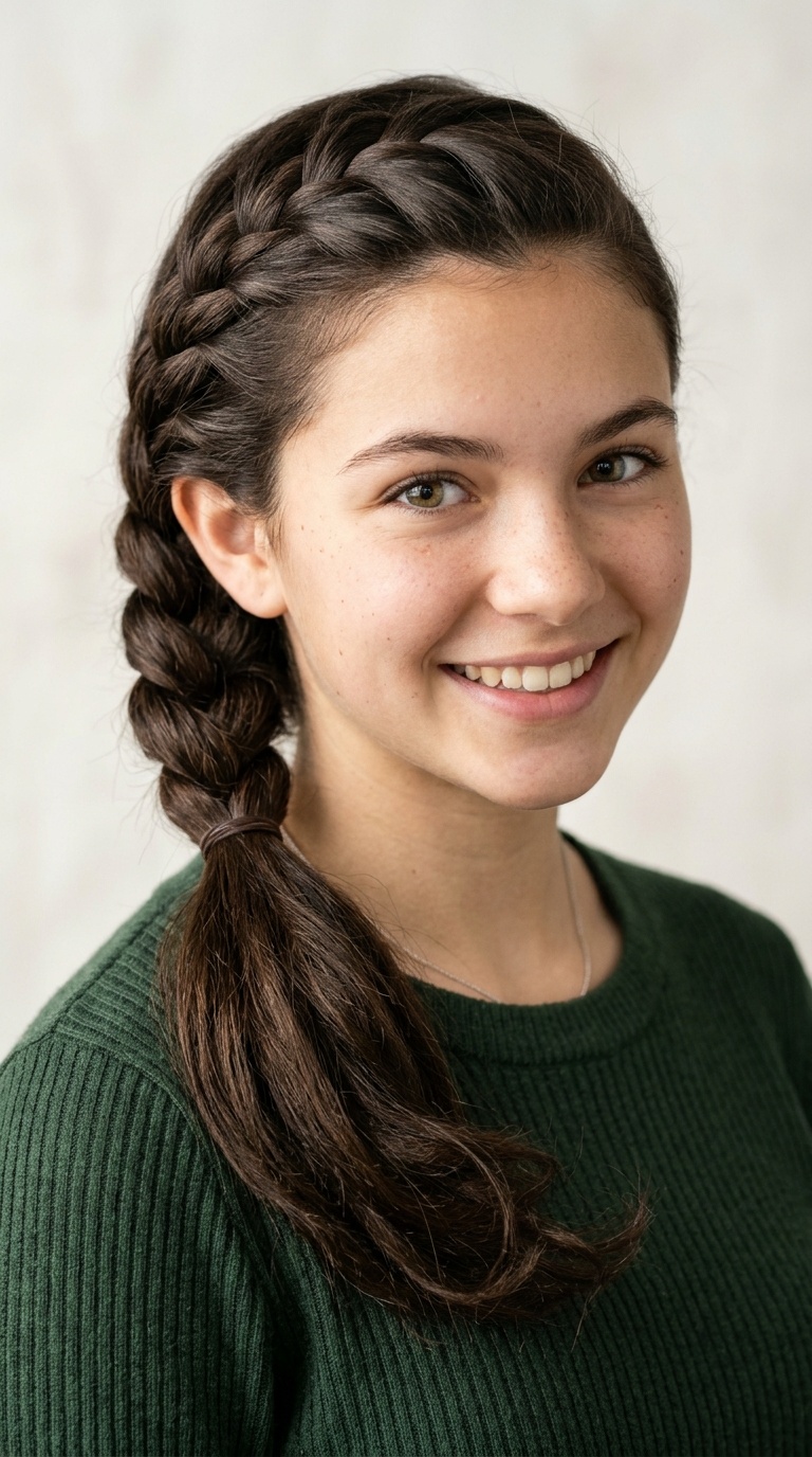 Twisted Side Ponytail