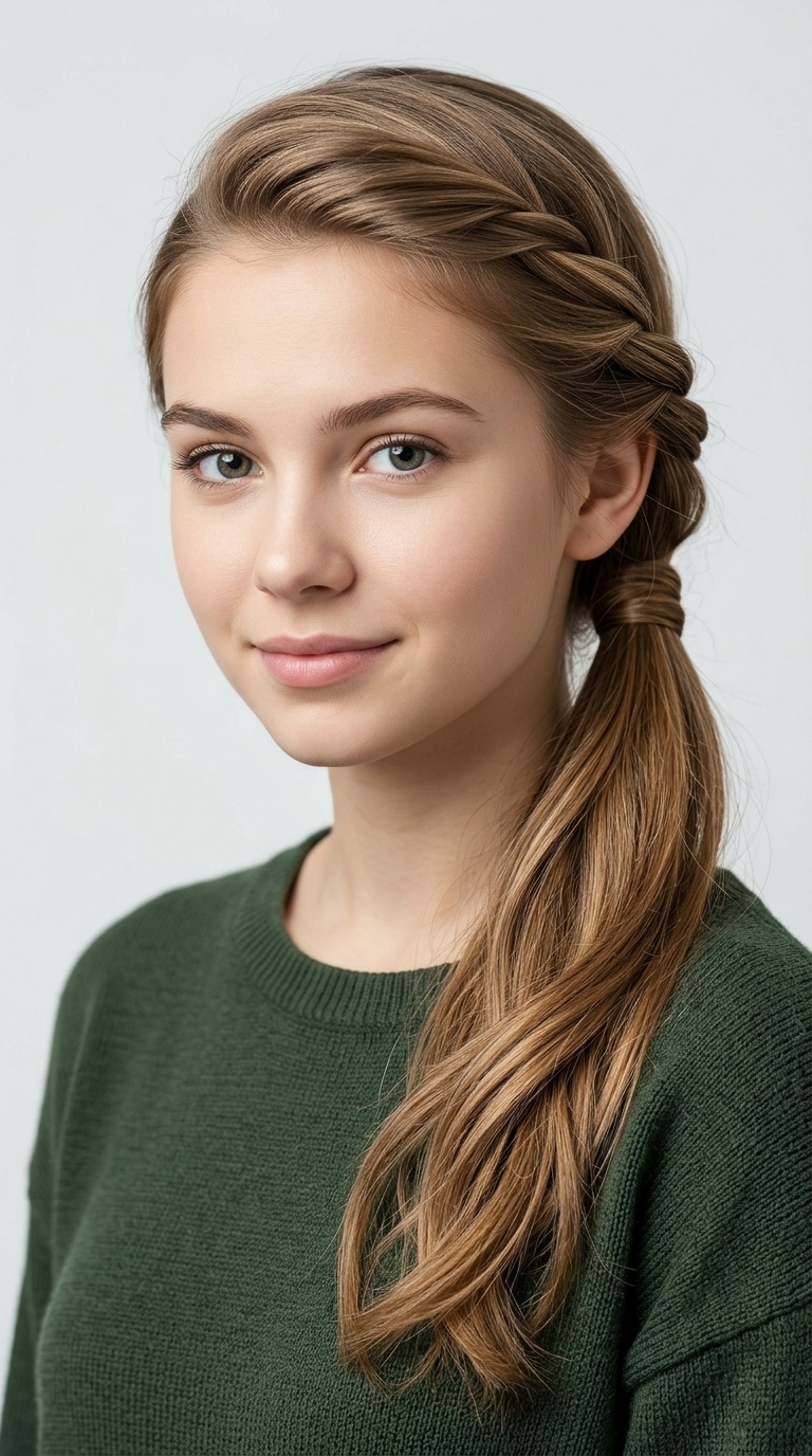 Twisted Side Ponytail