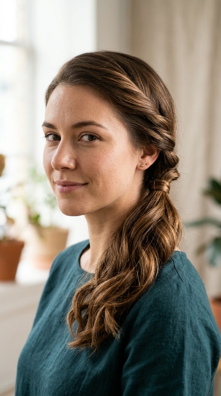 Twisted Side Ponytail