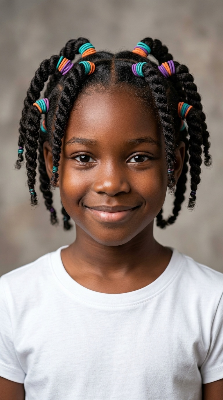 Twists with Elastic Bands at the Base