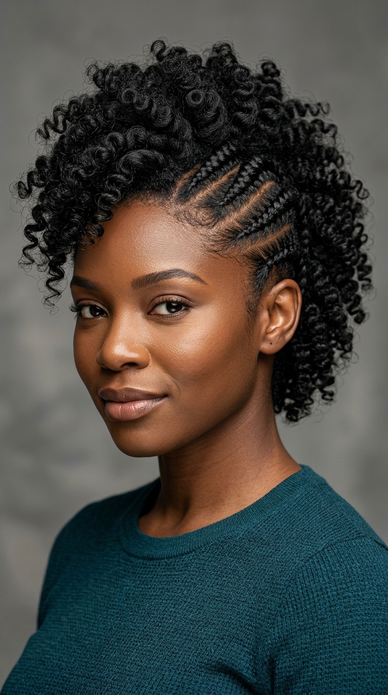 Two Patewo Mohawk with Curly Ends