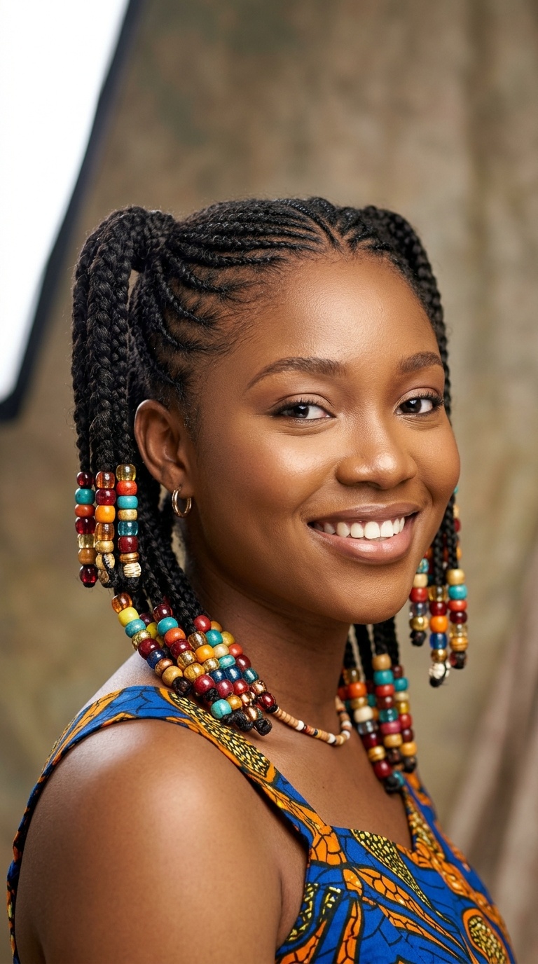 Two Patewo with Beaded Ends