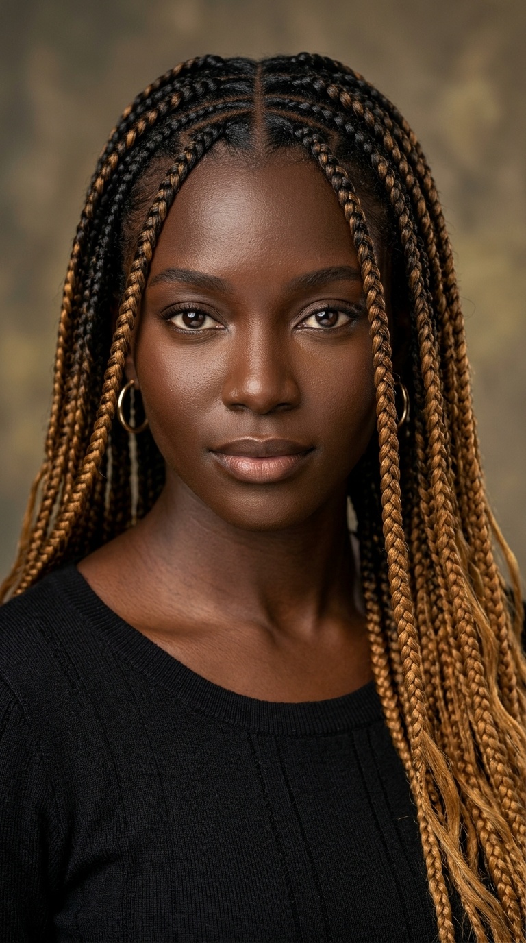 Two-Toned Ombre Ceres Braids