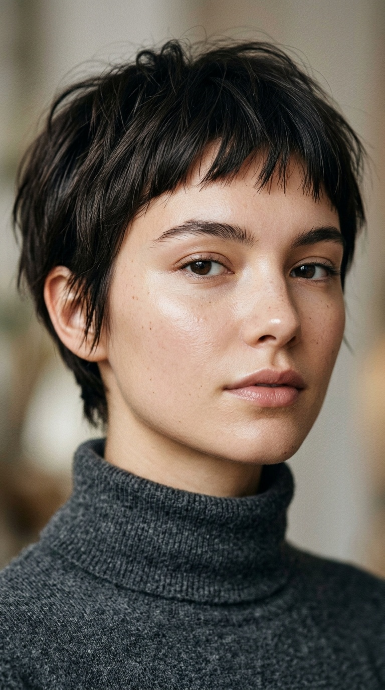 Ultra-Short Baby Bangs