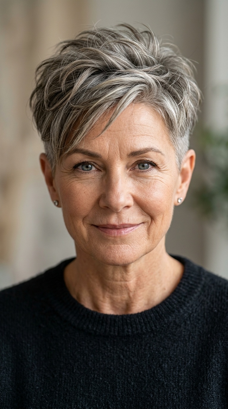 Undercut Pixie with Textured Top