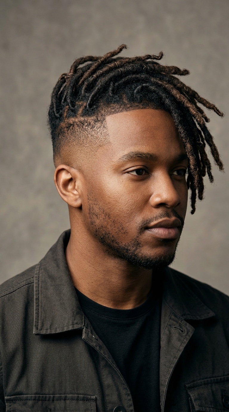 Undercut with Long Locs