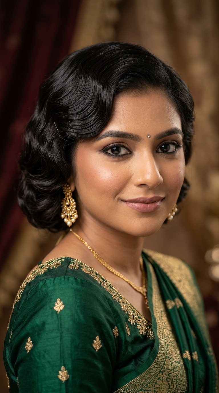 Vintage Bollywood Finger Waves