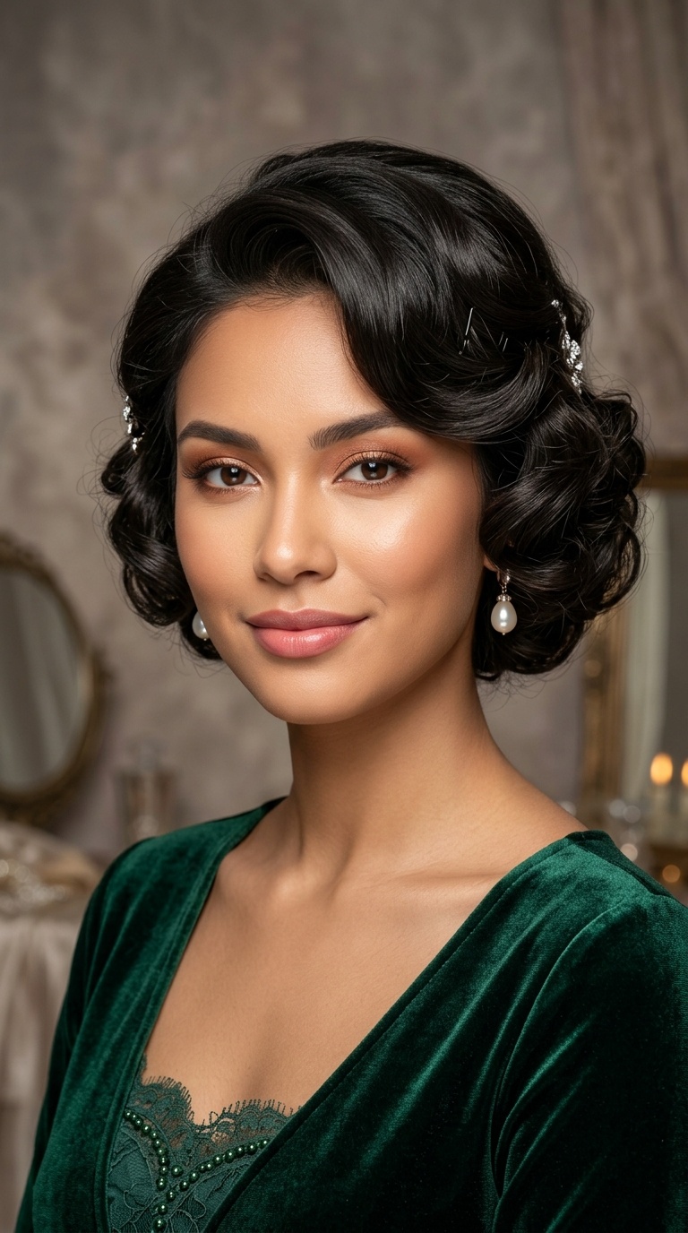 Vintage Faux Bob