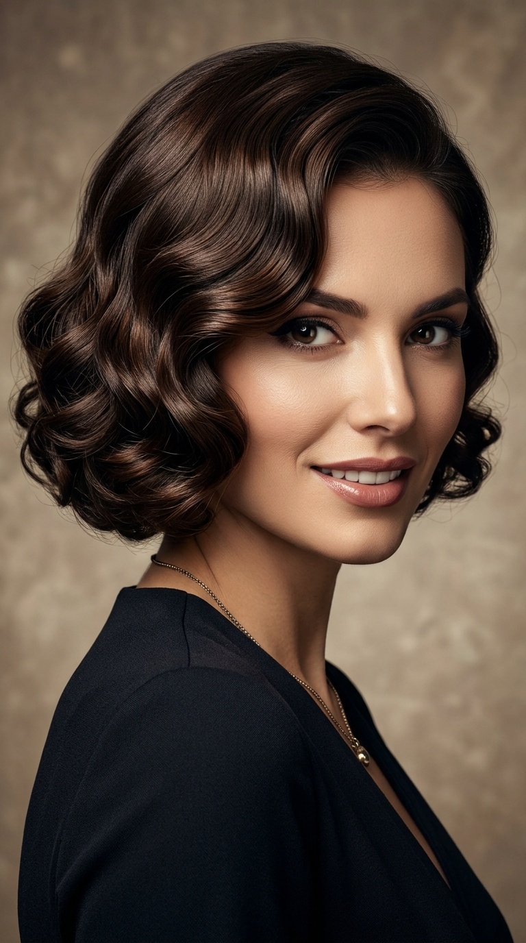 Vintage Hollywood Waves