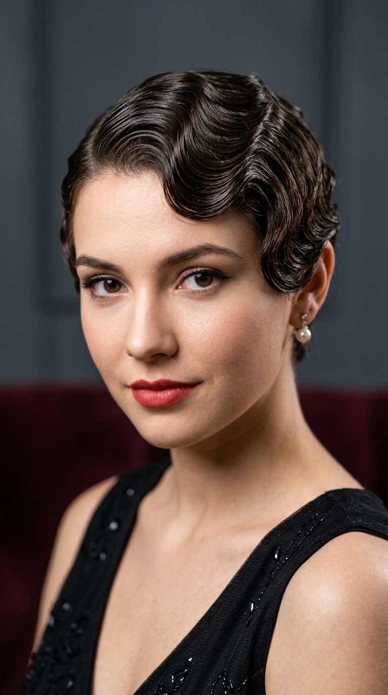 Vintage-Inspired Finger Waves