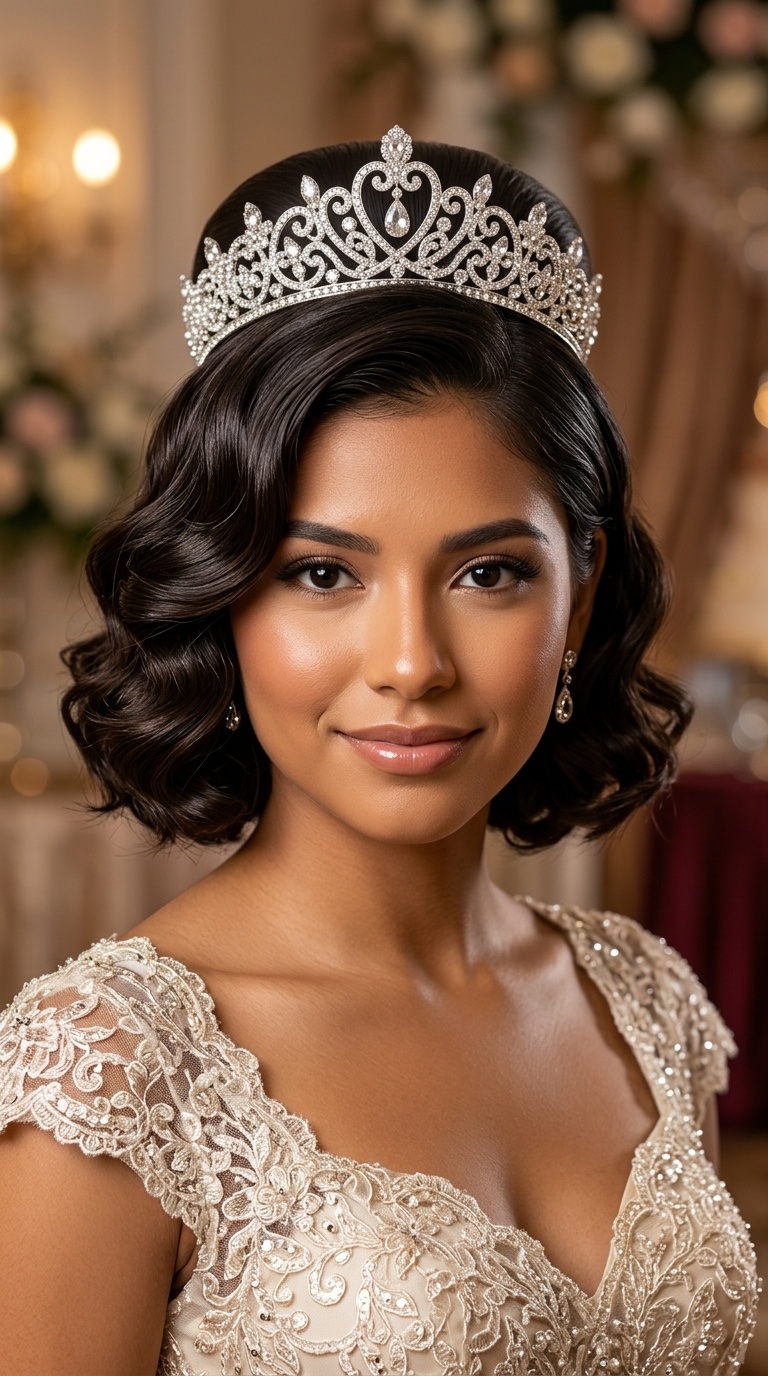 Vintage-Inspired Waves with a Flat Crown