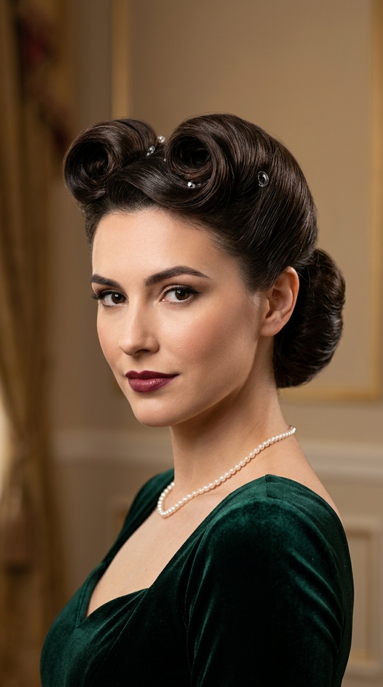 Vintage Victory Rolls