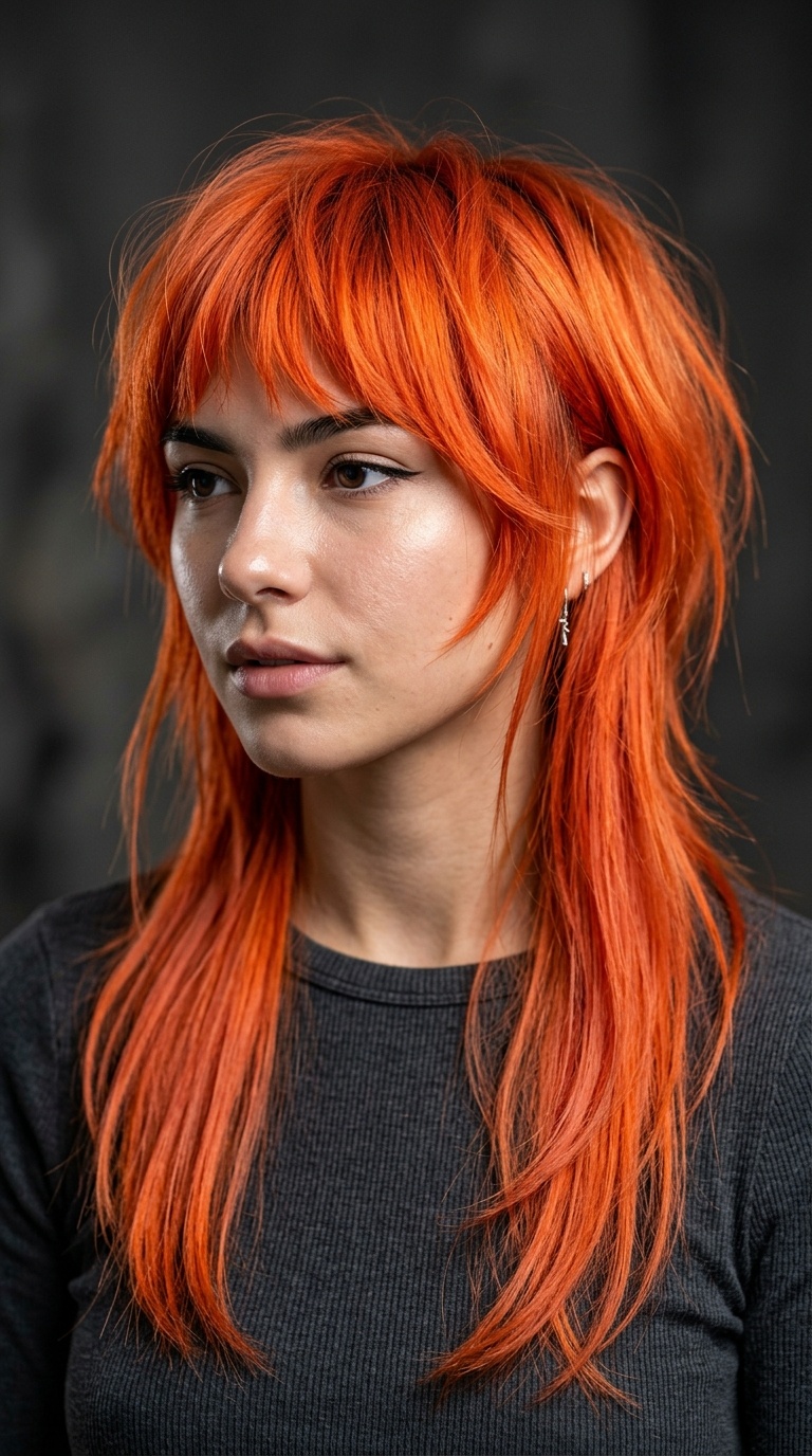 Vivid Orange Jellyfish Cut