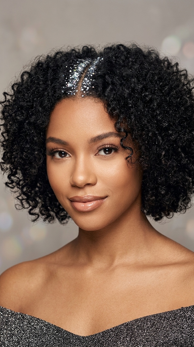 Volcanic Curls with a Glitter Part